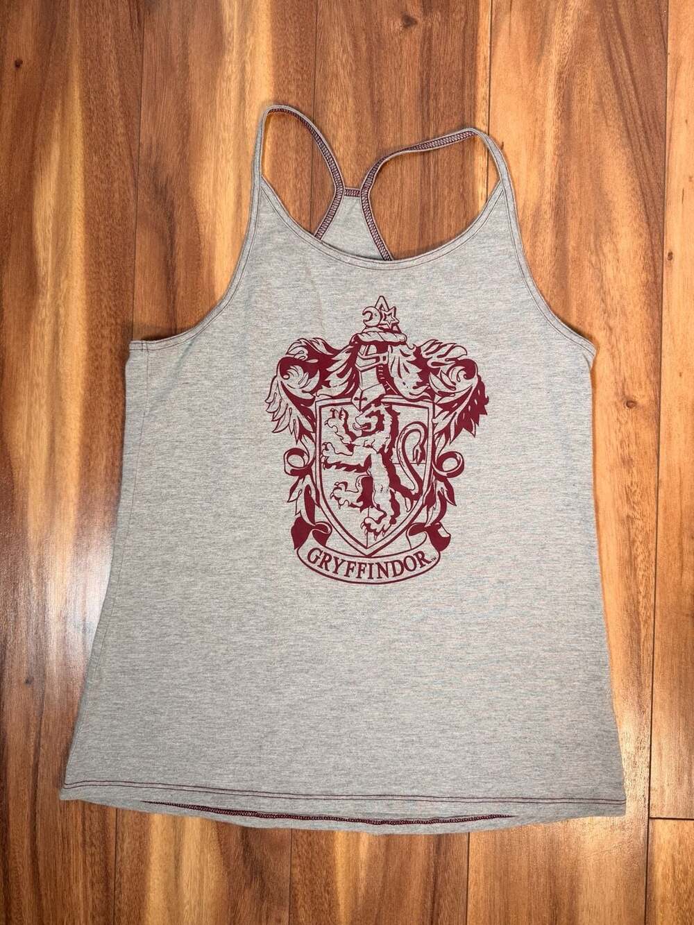 Universal Studios Harry Potter Gryffindor Tank Top Size M Gray